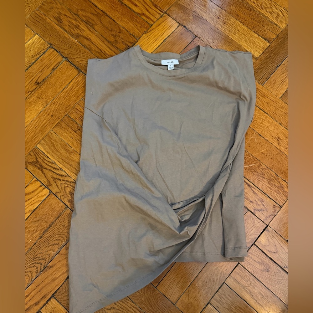 Reiss Twist Top Sleeveless Shirt